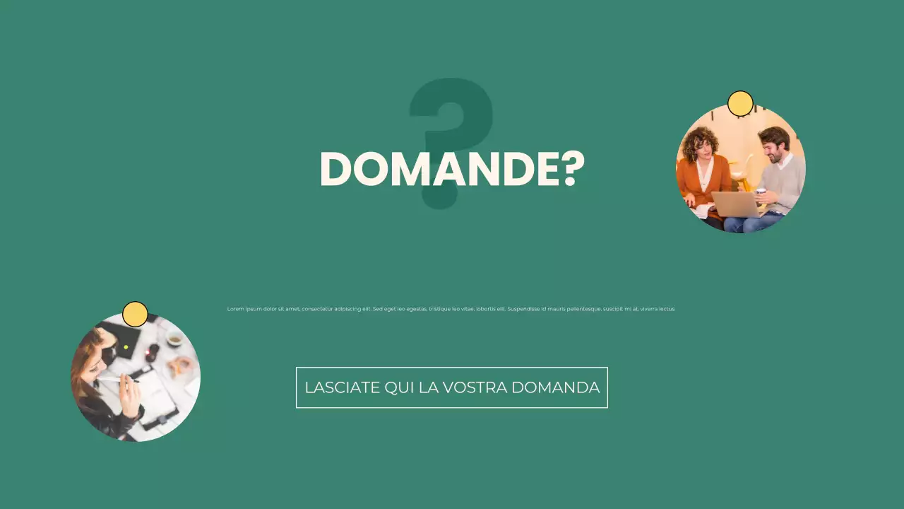 Presentazione del progetto di gruppo Green Modern