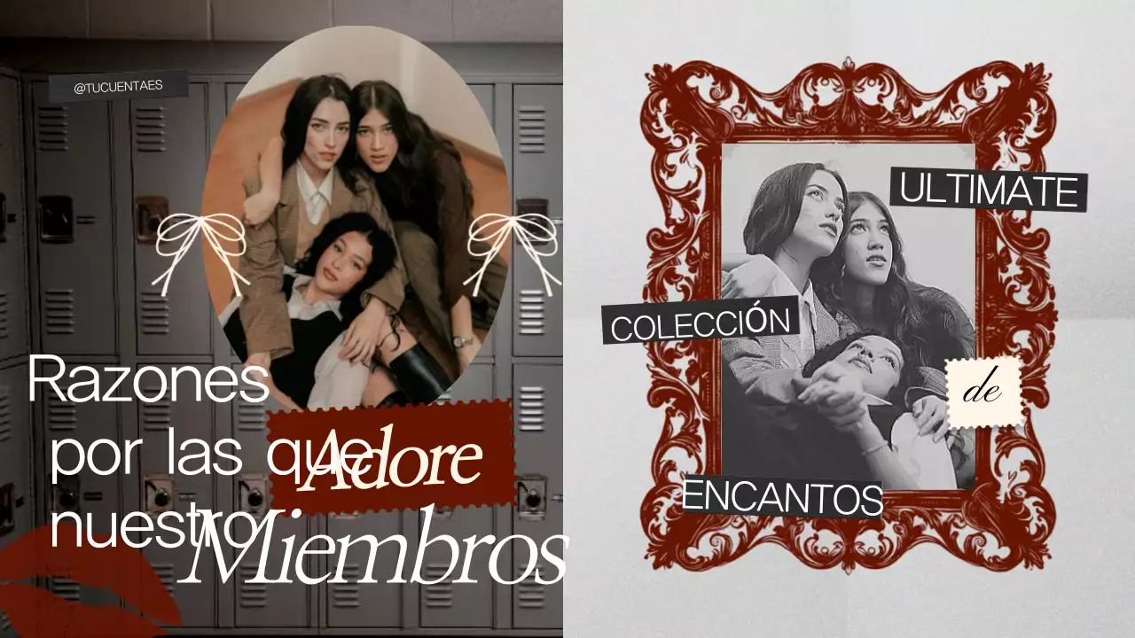 Marrón Retro Charm Fandom Promoción