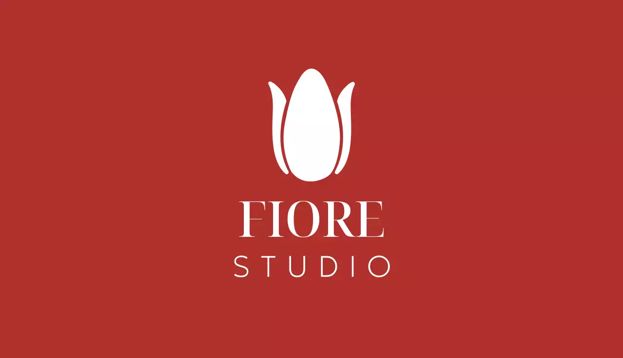 biglietto da visita rosso elegante