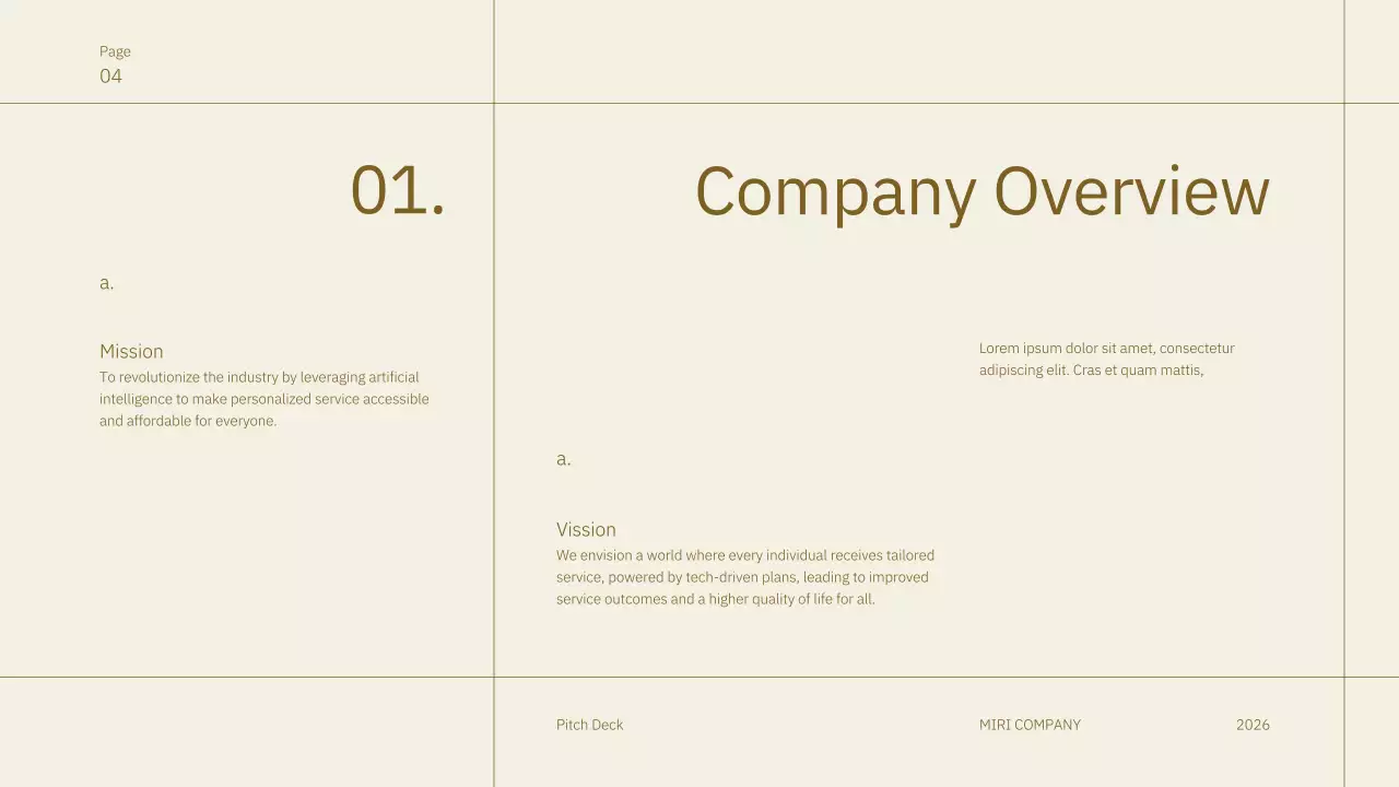 Brown Minimal Business Pitch Presentation