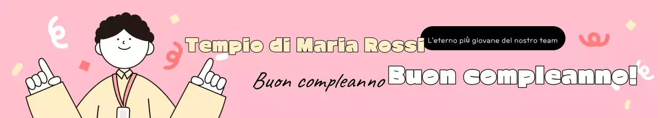 Buon compleanno in rosa