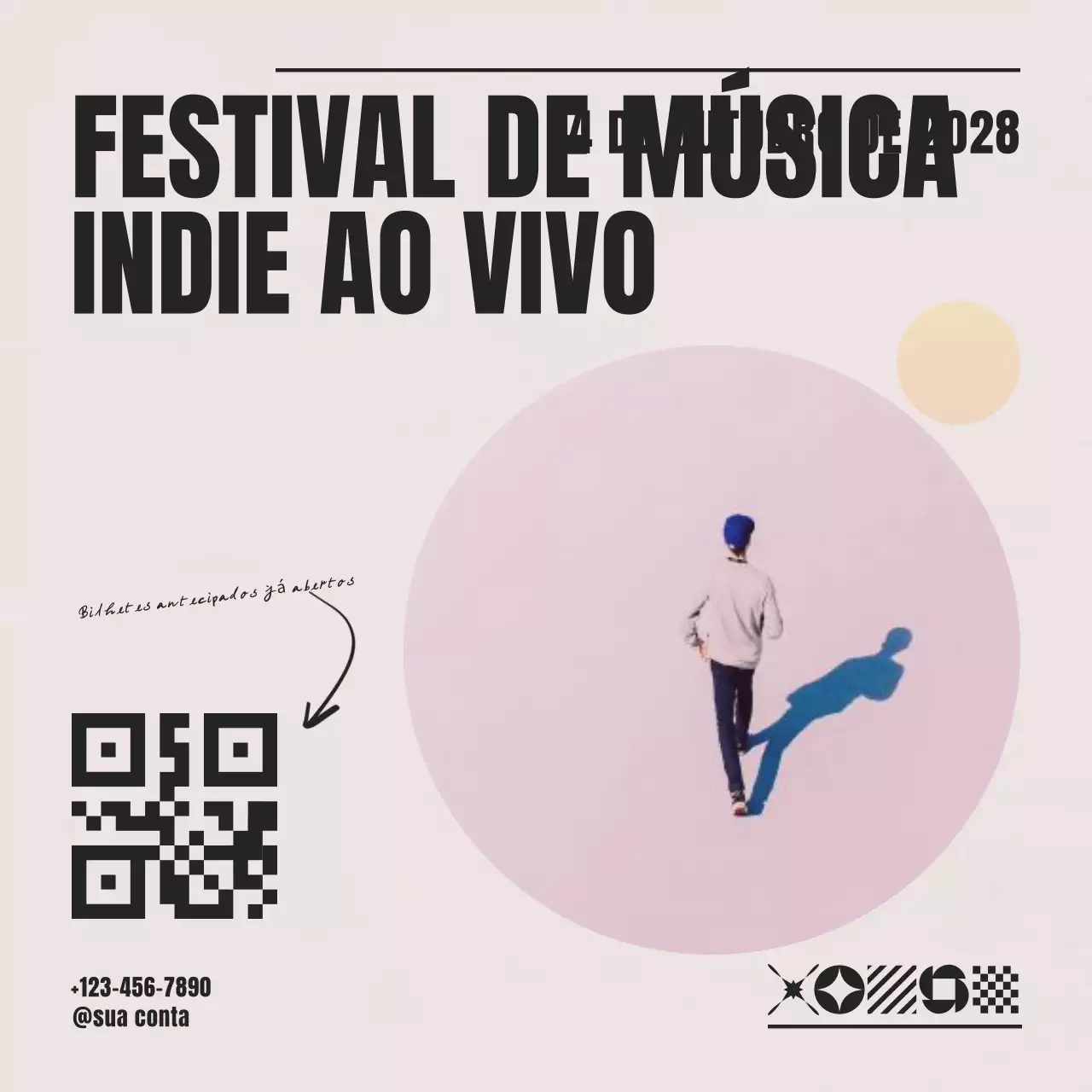 promoção musical beige modern