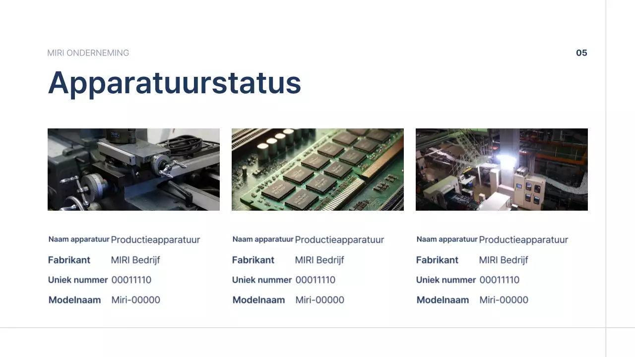 Blue Simple Manufacturing Bedrijfsprofiel Promotie