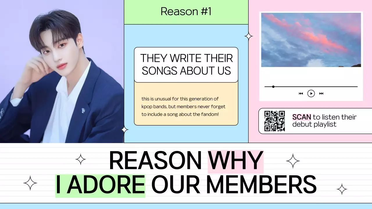 Colorful Trendy Members Agenda Presentation