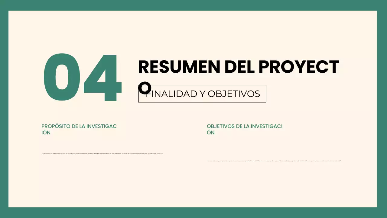 Presentación del proyecto de grupo Green Modern