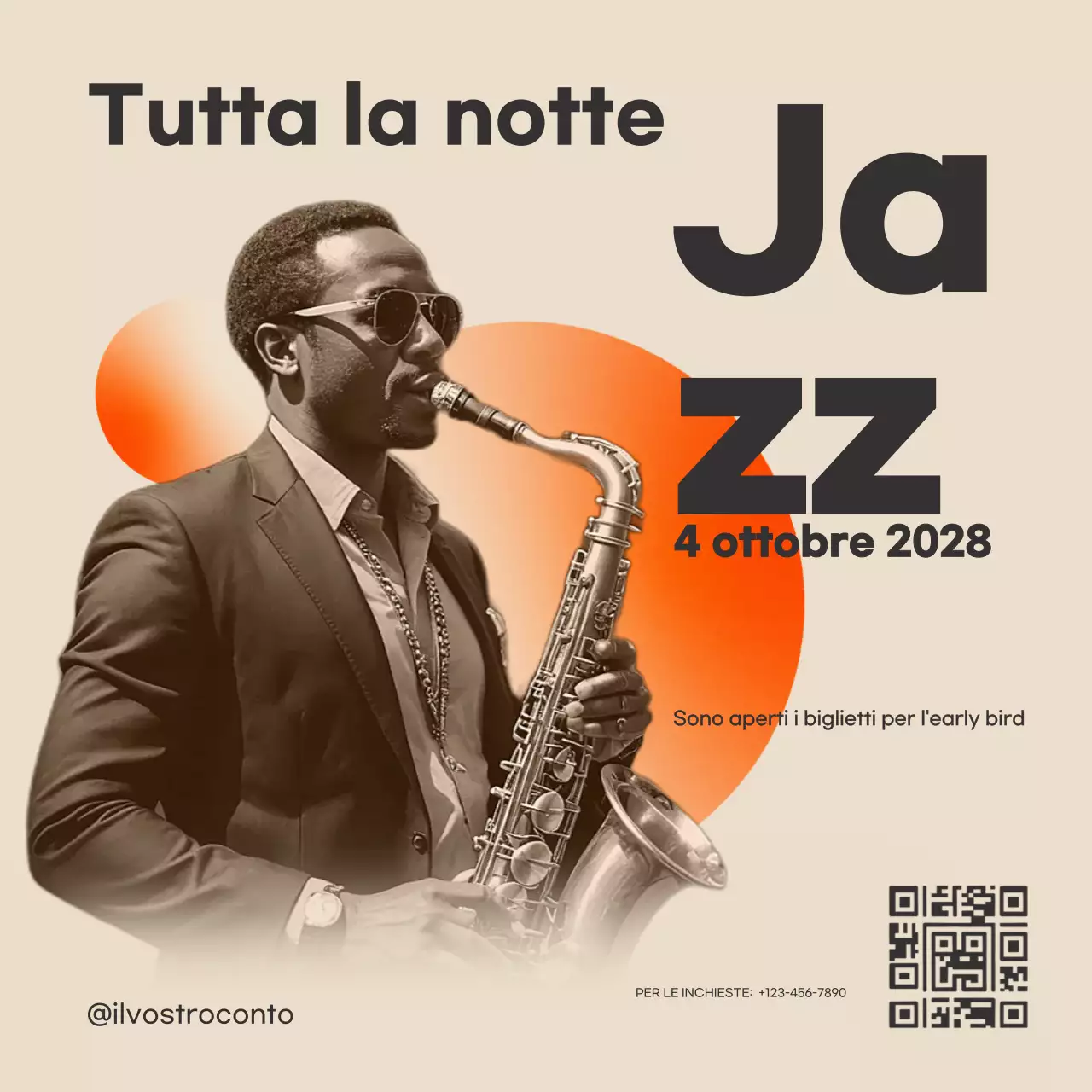 Promozione di eventi di musica jazz