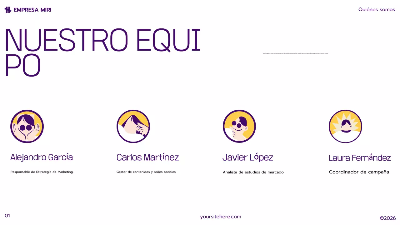 plan de marketing yellow modern