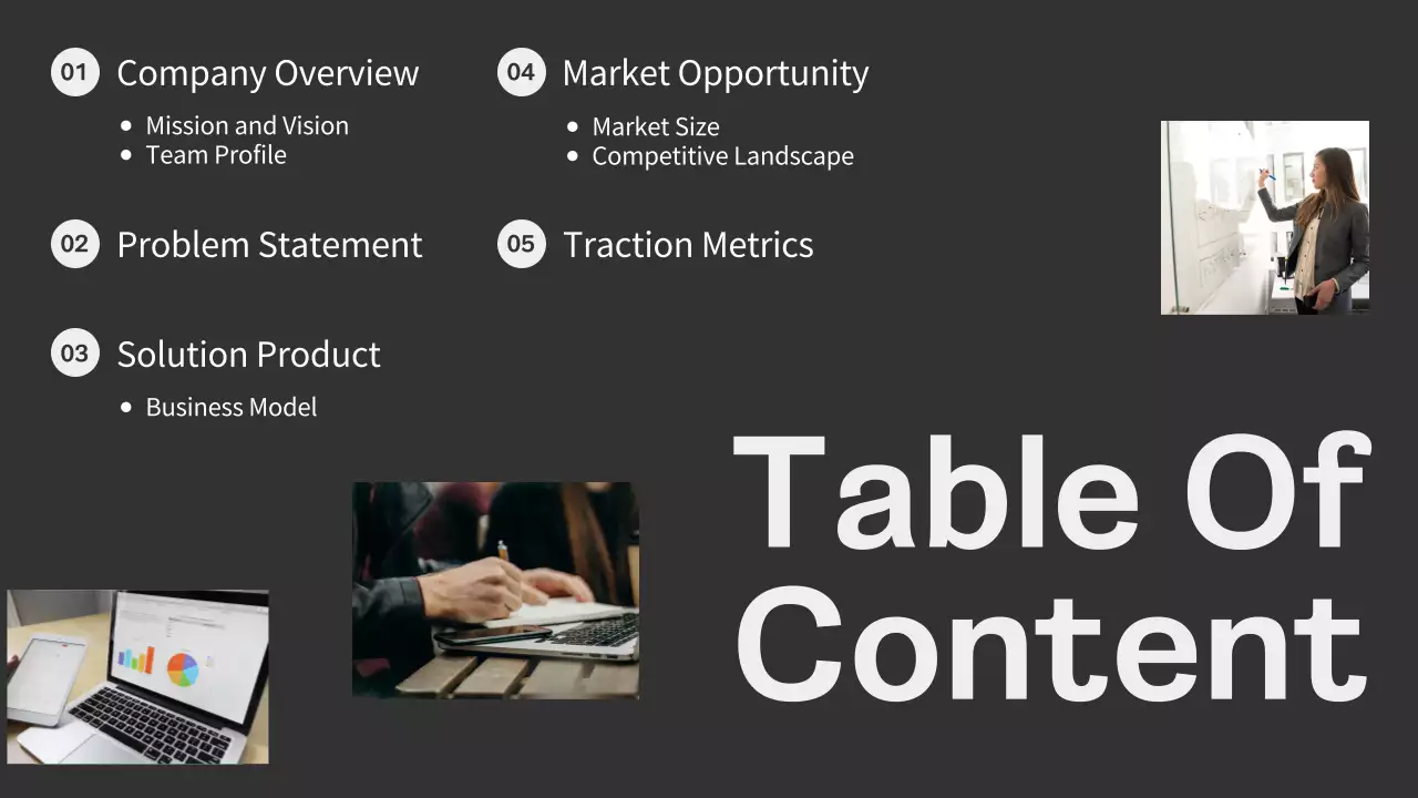 Black Professional Business Presentation