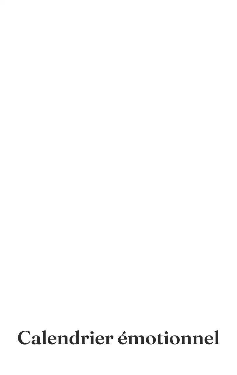 Calendrier minimaliste dégradé