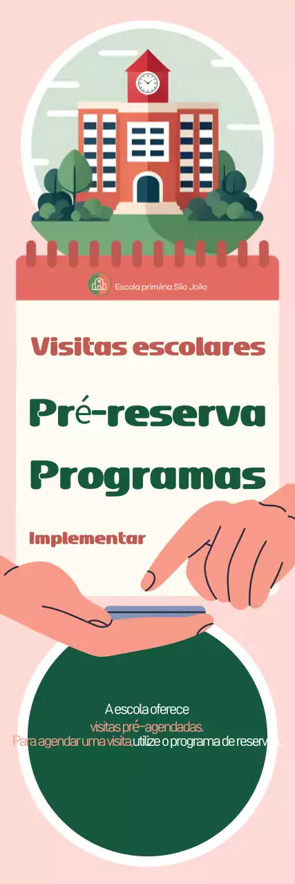 Promoção escolar simples cor-de-rosa