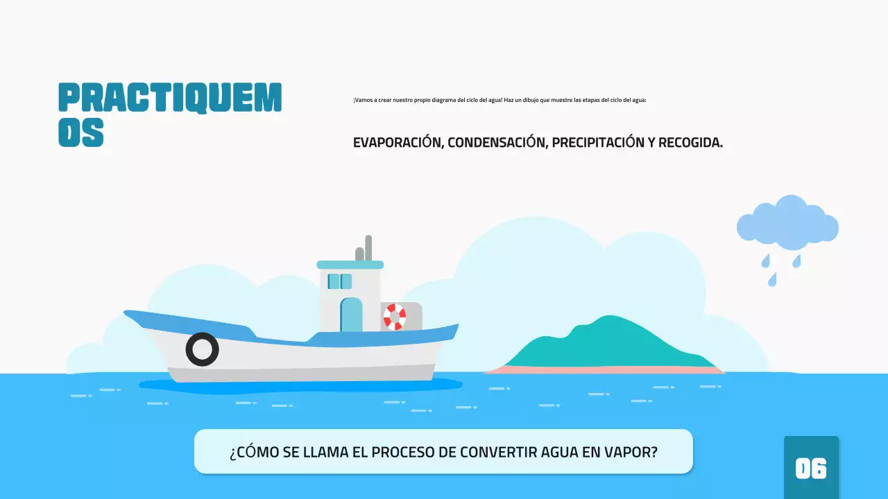 Conferencia sobre ciencia con ilustraciones mínimas en azul