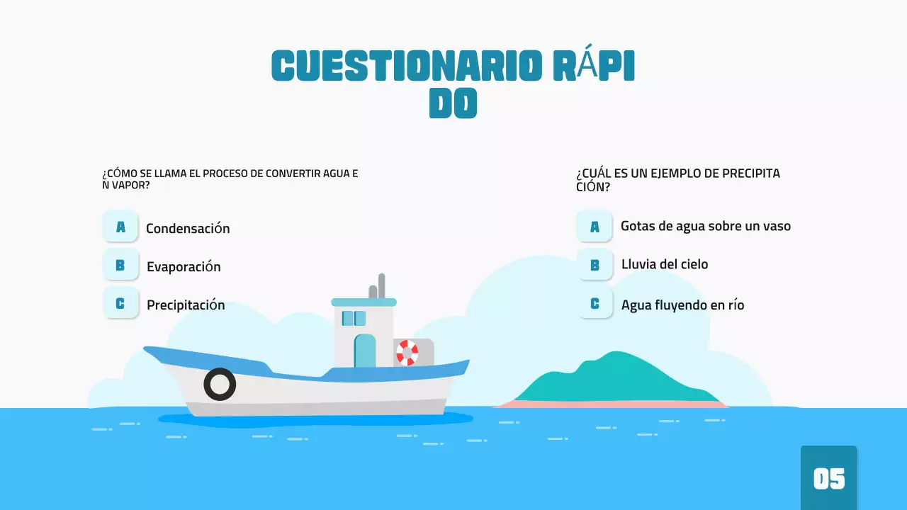 Conferencia sobre ciencia con ilustraciones mínimas en azul