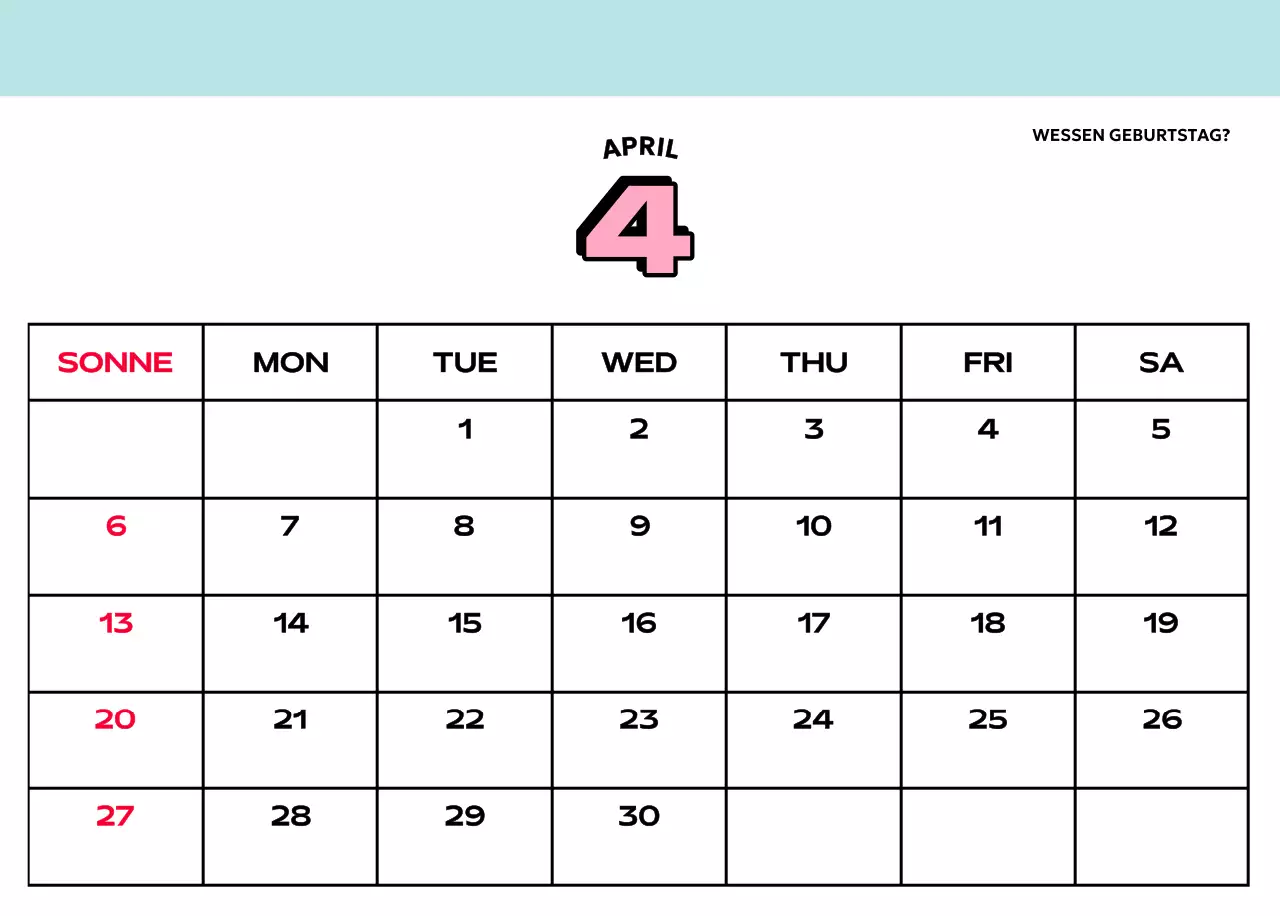 Bunte Kalender mit einer Vielzahl von Retro-Illustrationen