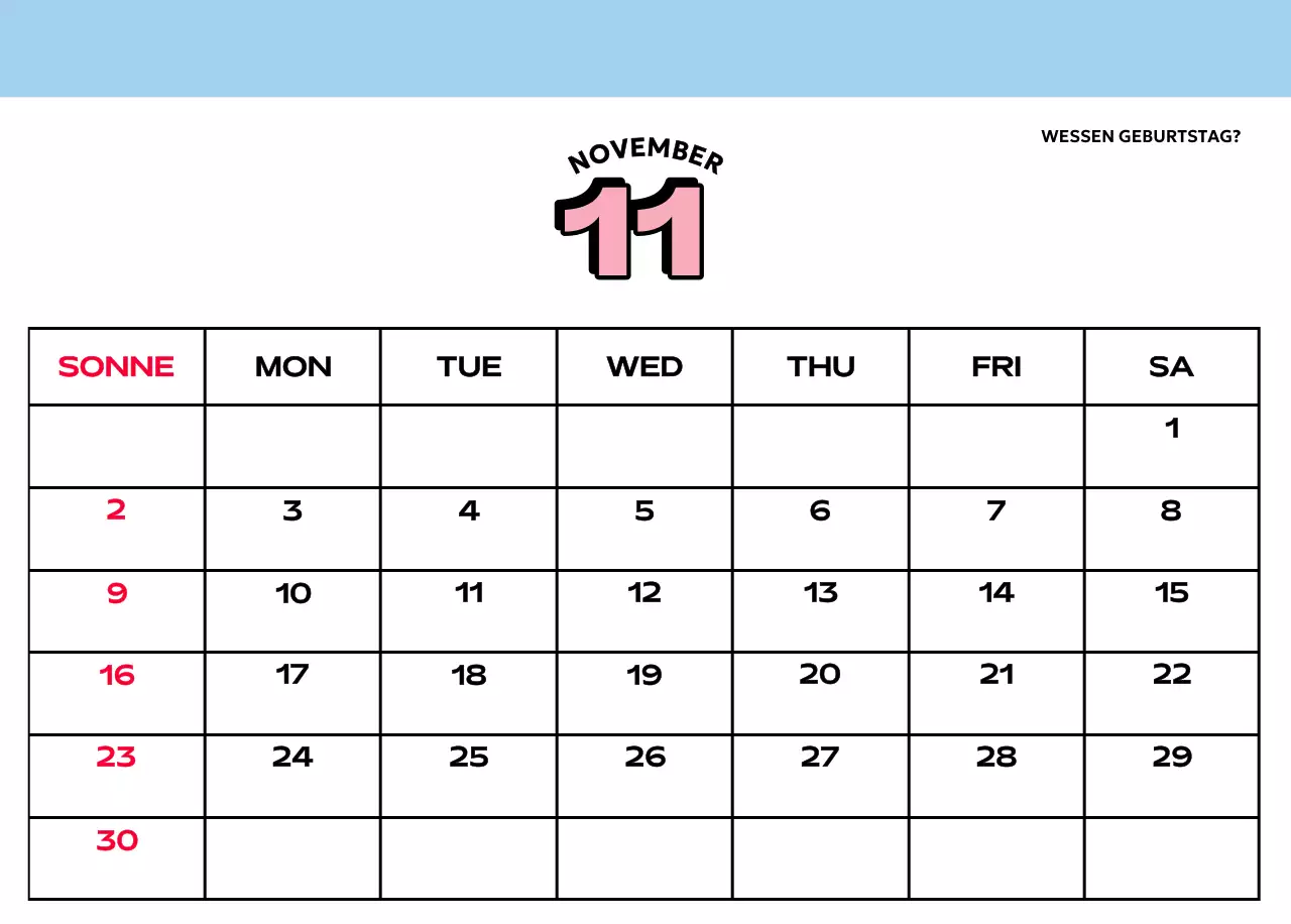 Bunte Kalender mit einer Vielzahl von Retro-Illustrationen