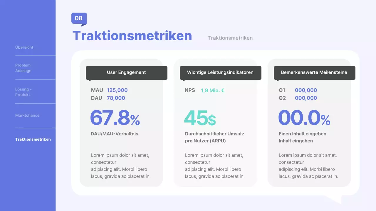 blue professional business pitch