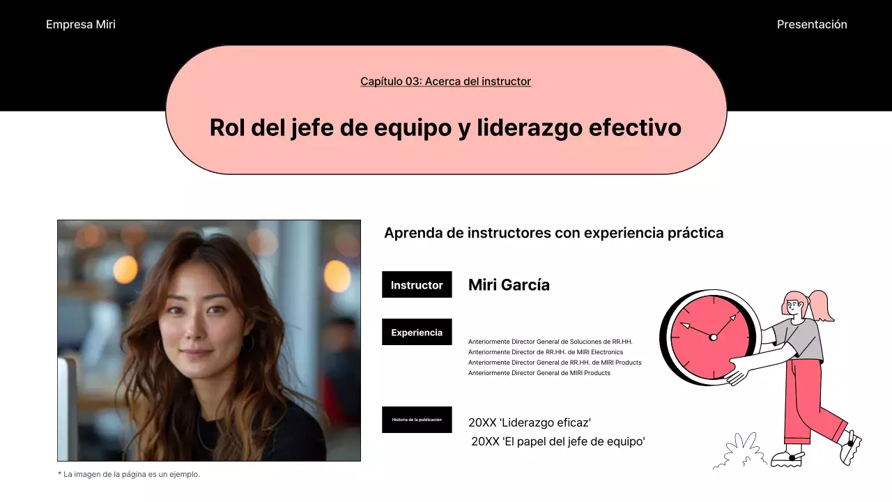 Una sencilla guía de seminarios internos en negro y azul