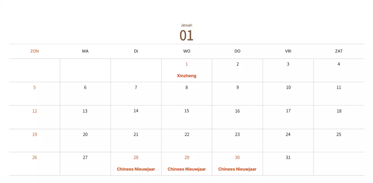 Stempelillustraties met een warm concept