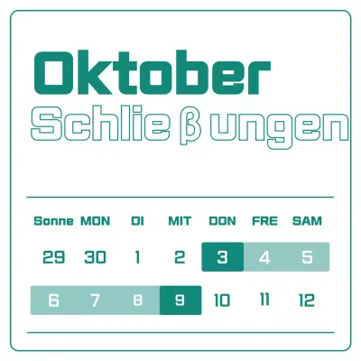 Grüner einfacher Urlaubsführer