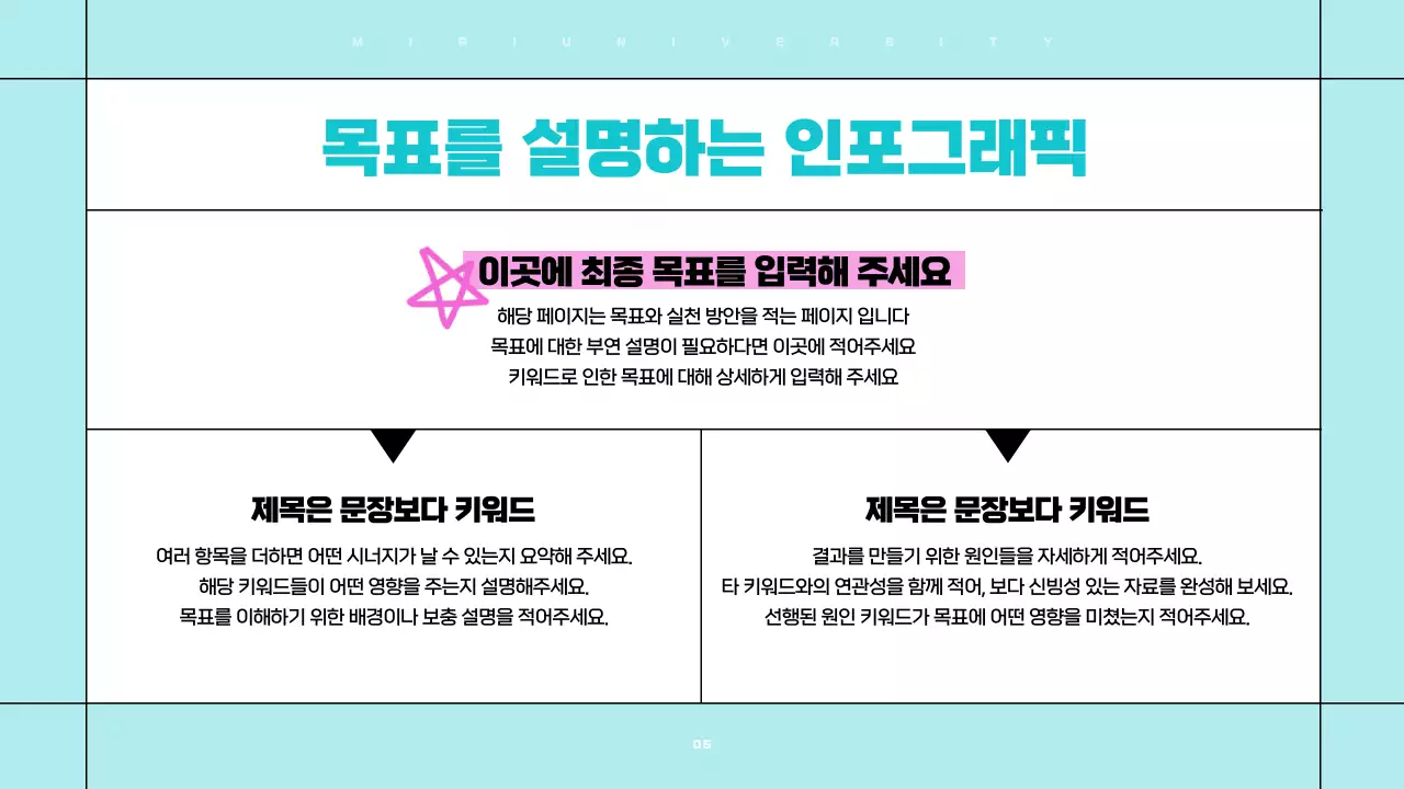 흰색과 하늘색의 깔끔한 편집하기 쉬운 발표자료