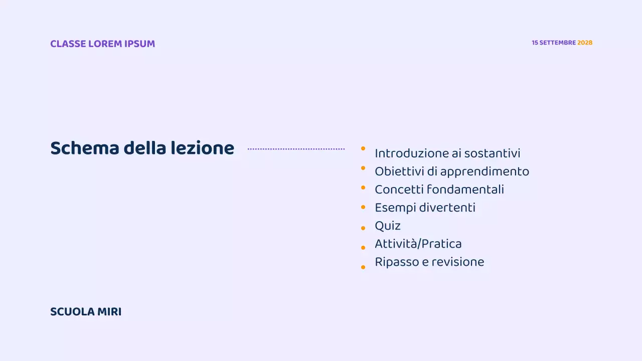 Presentazione del corso di grammatica moderna viola