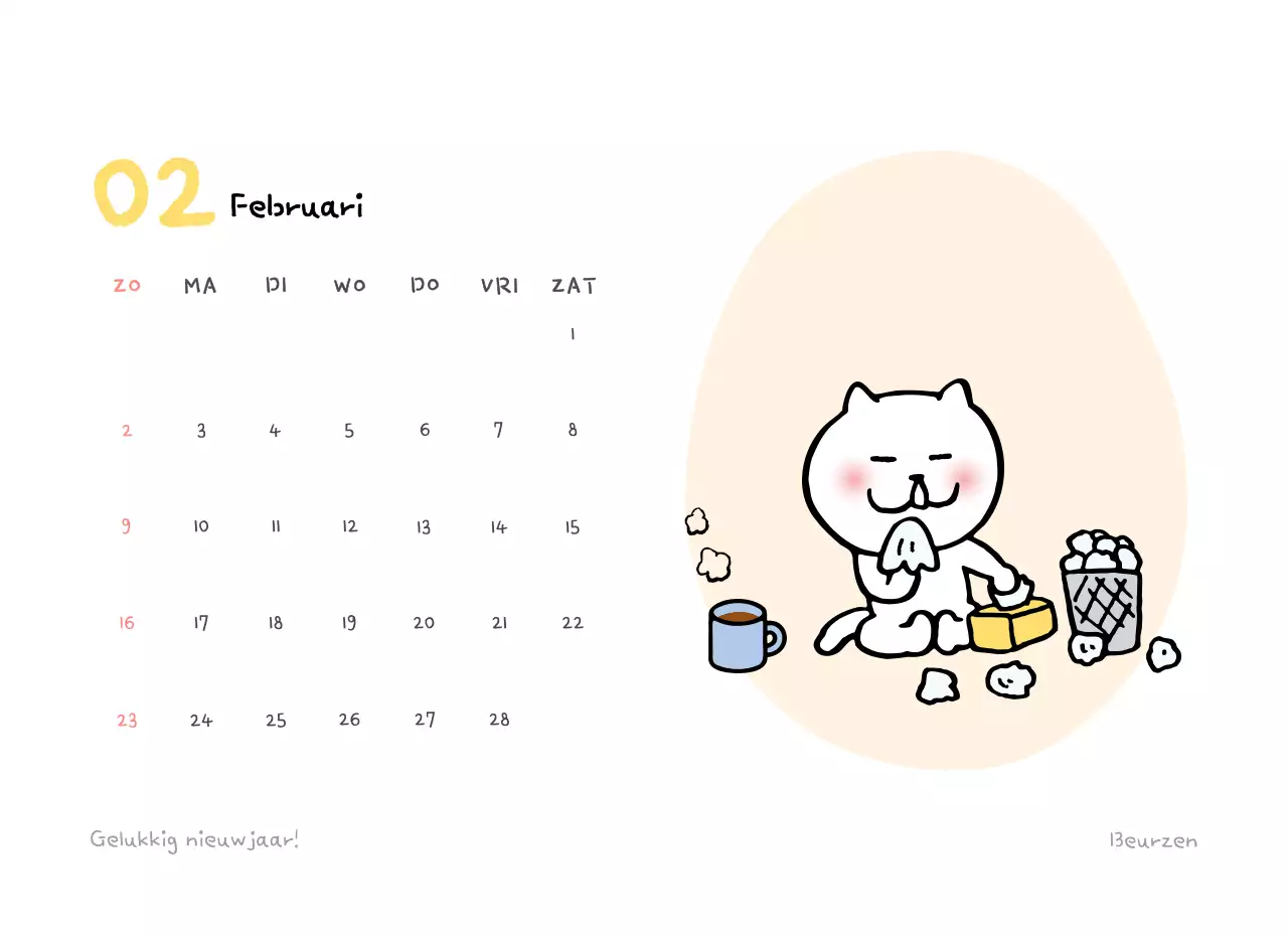 Over de beige adventskalender