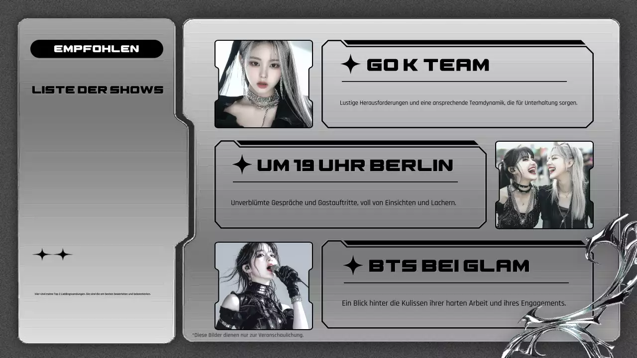 Grau Cyber Idol Fandom Führer