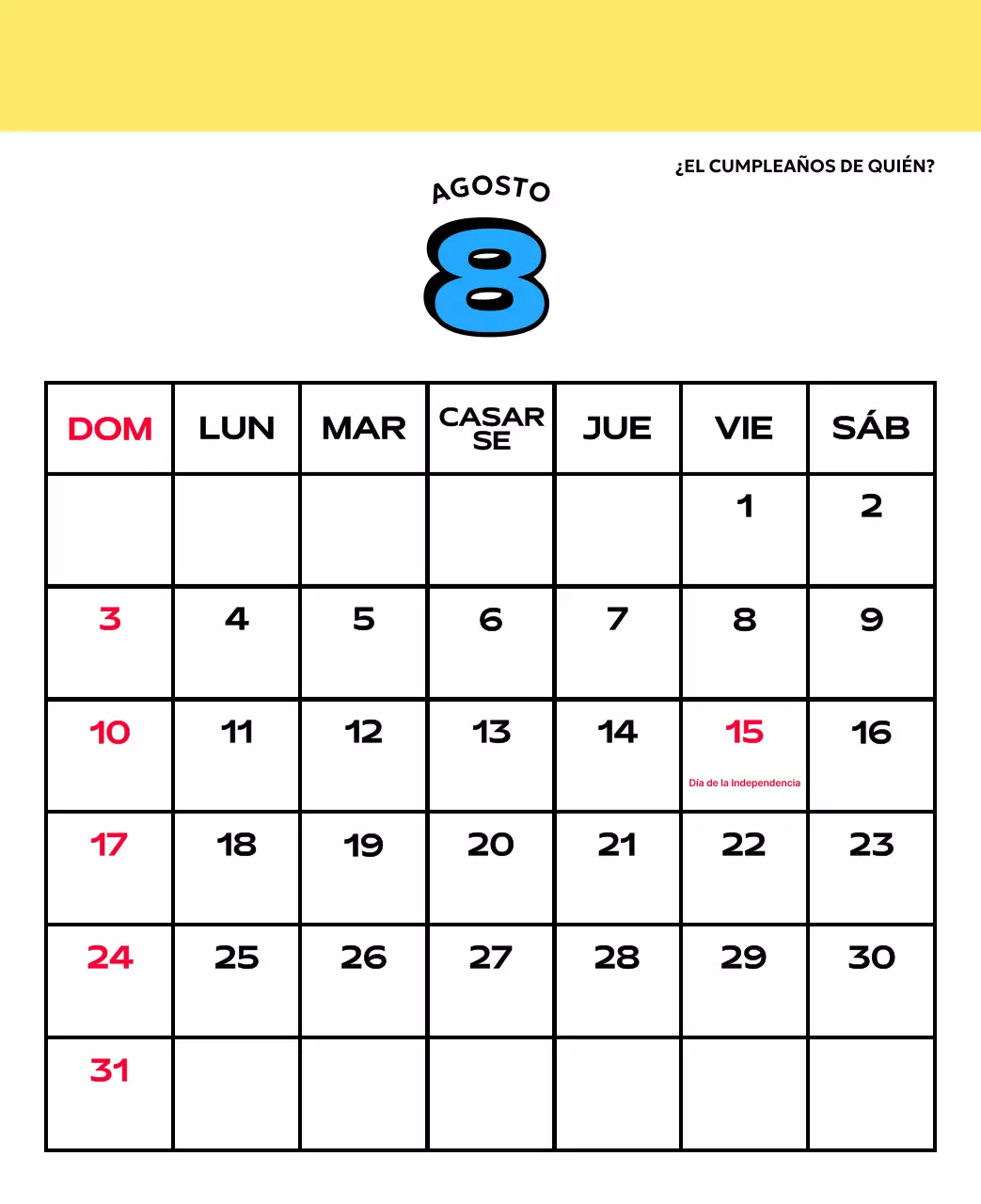 Coloridos calendarios con diversas ilustraciones retro