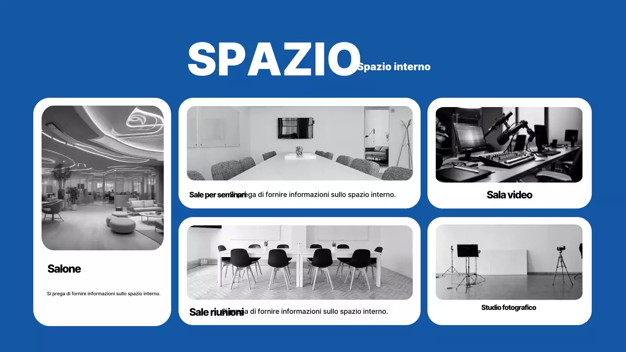 Promuovete la vostra startup moderna di colore azzurro