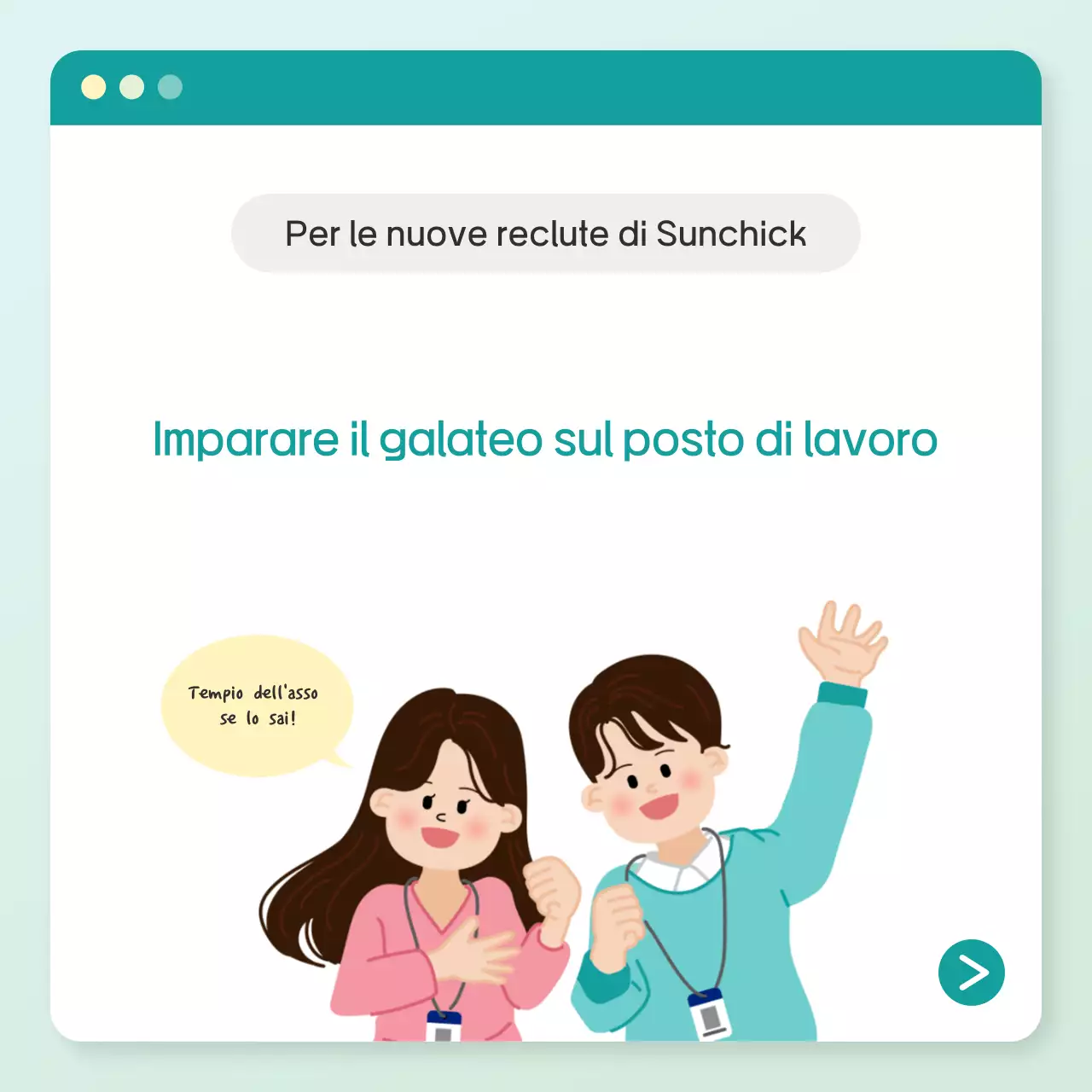 Formazione sul galateo sul posto di lavoro di Mint Simple