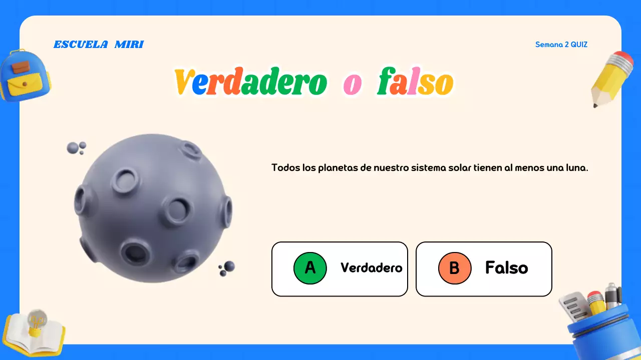 Material de clase de concurso moderno y colorido