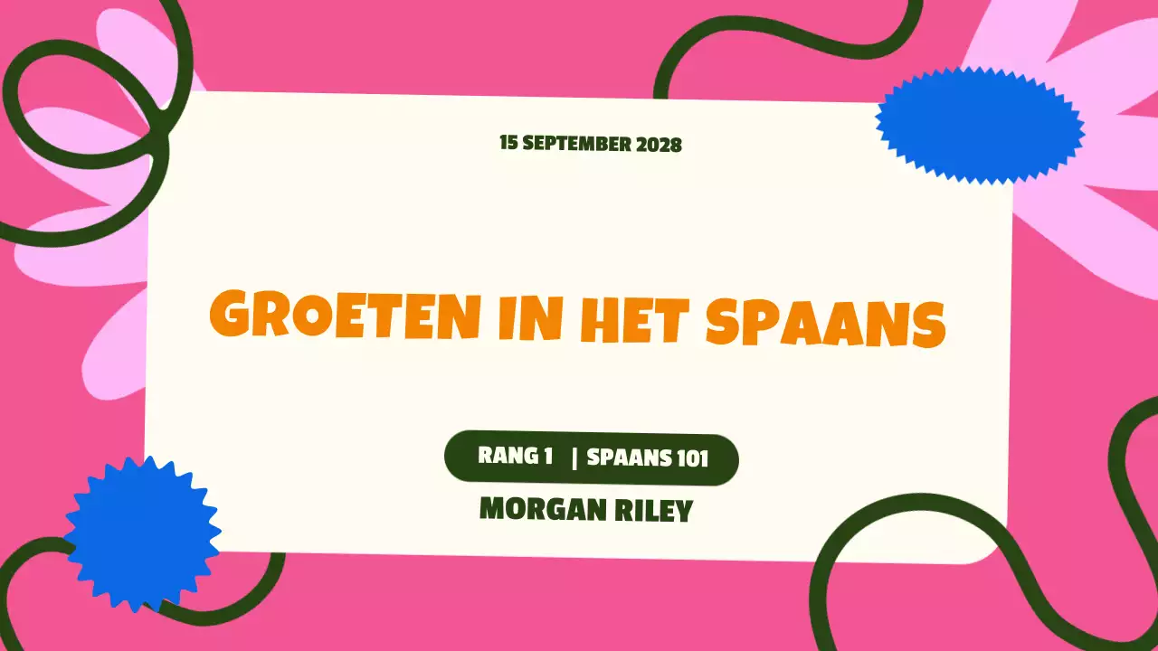 roze blauw kleurrijke taalgids