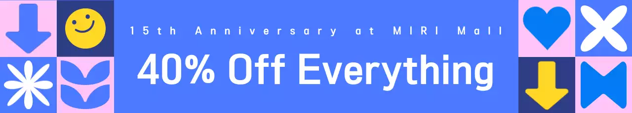 Banner de promoção de venda da moda azul