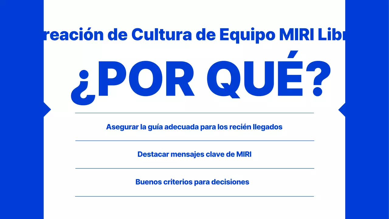 Manual de cultura organizativa Blue Modern
