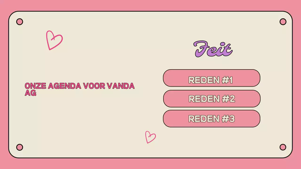 Roze Trendy Fandom Promotie