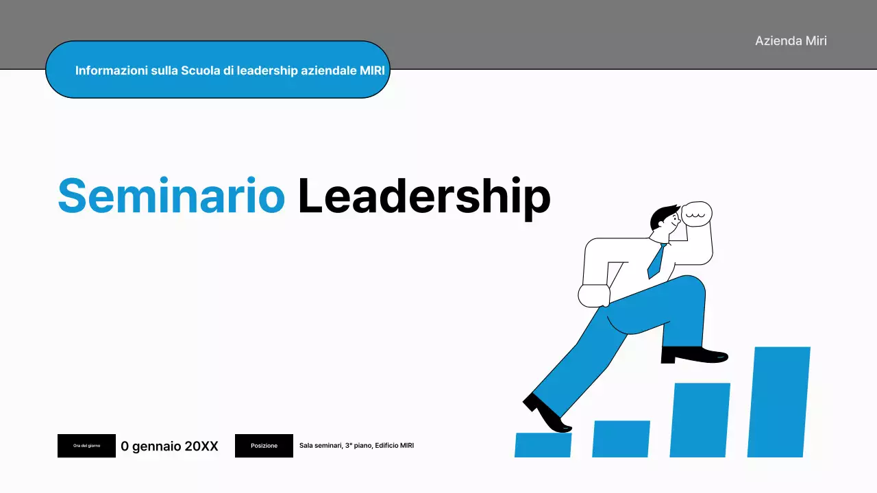 Una semplice guida ai seminari interni in nero e blu