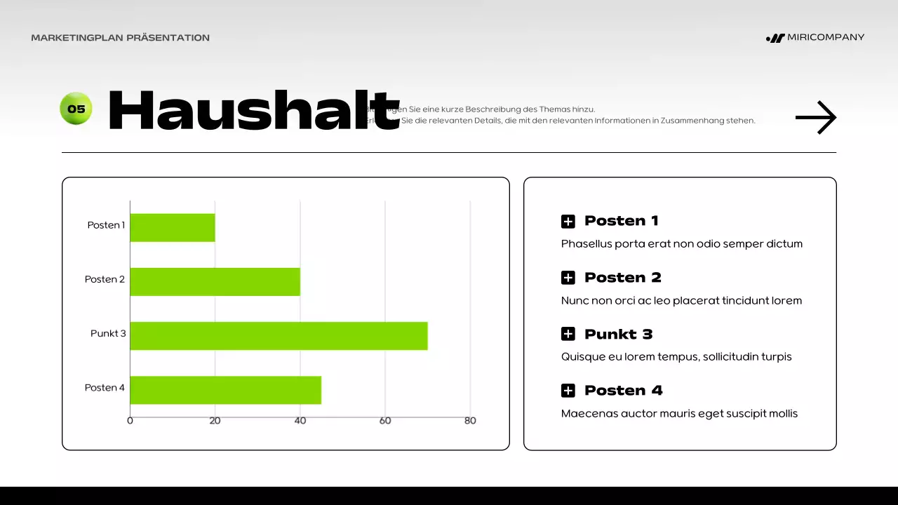 Green Bold Marketingplan