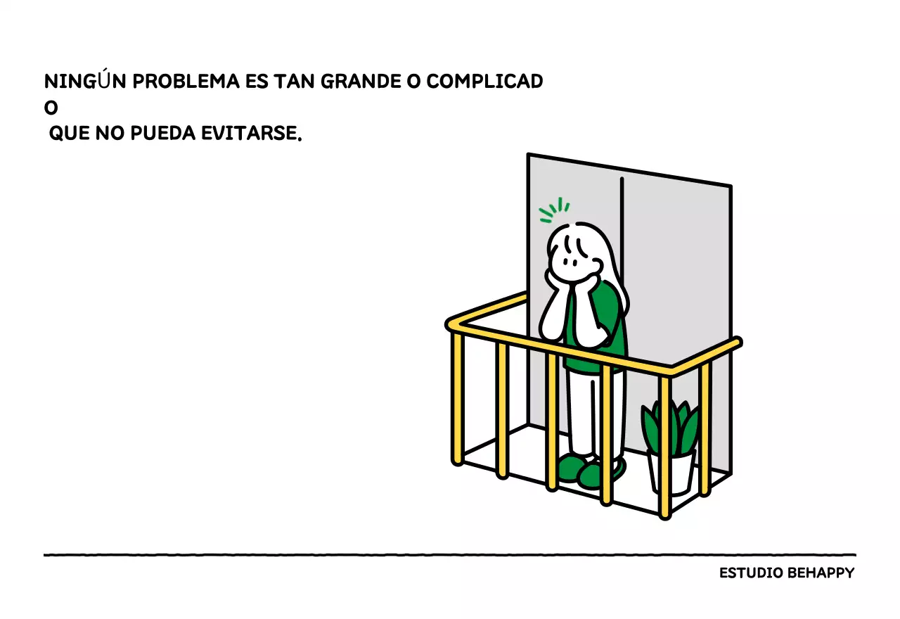 Calendario ilustrado con un bonito estilo de líneas