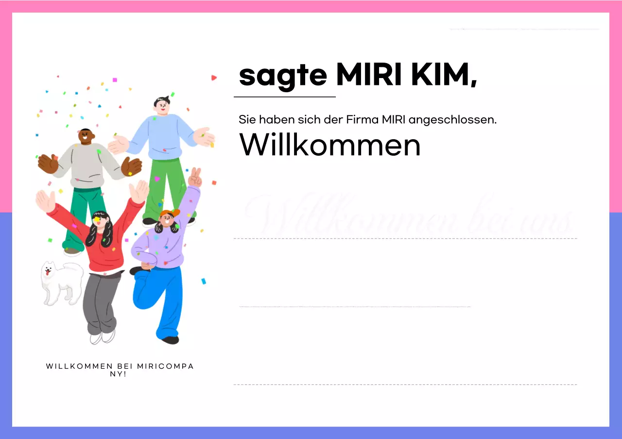 Willkommen in der rosa Blase