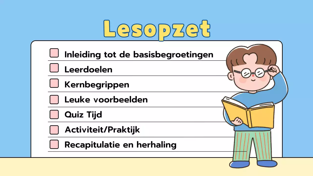 Speelse lespresentatie voor de basisschool