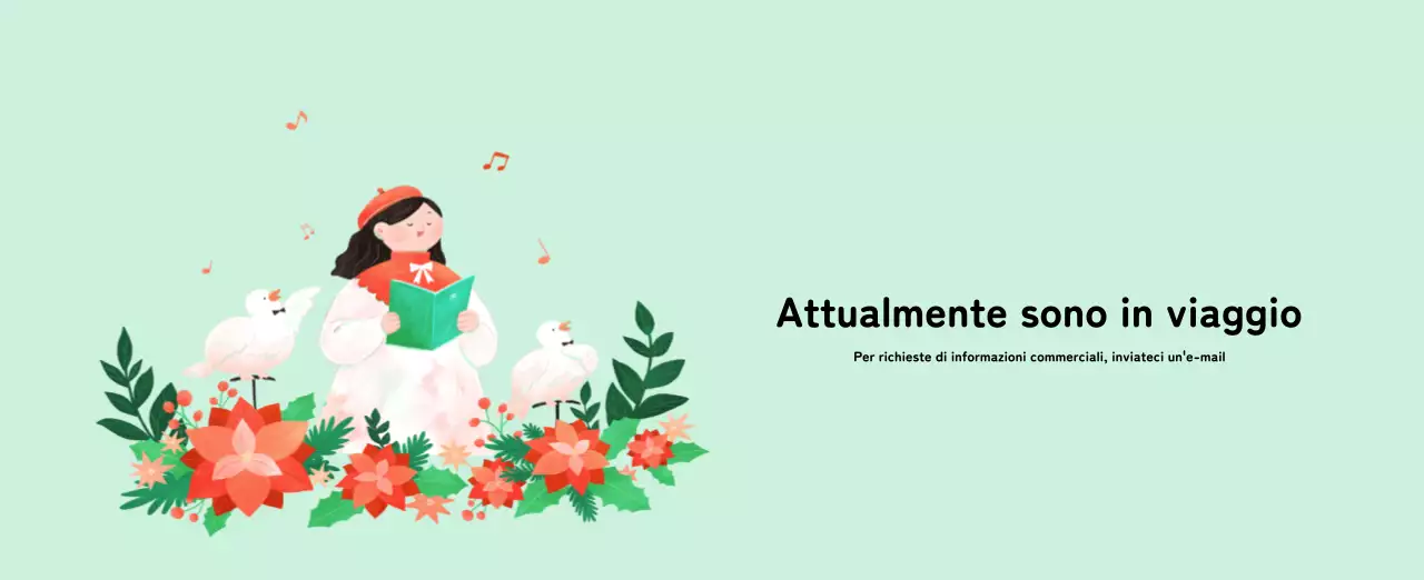 Calendario di Capodanno con una calda illustrazione