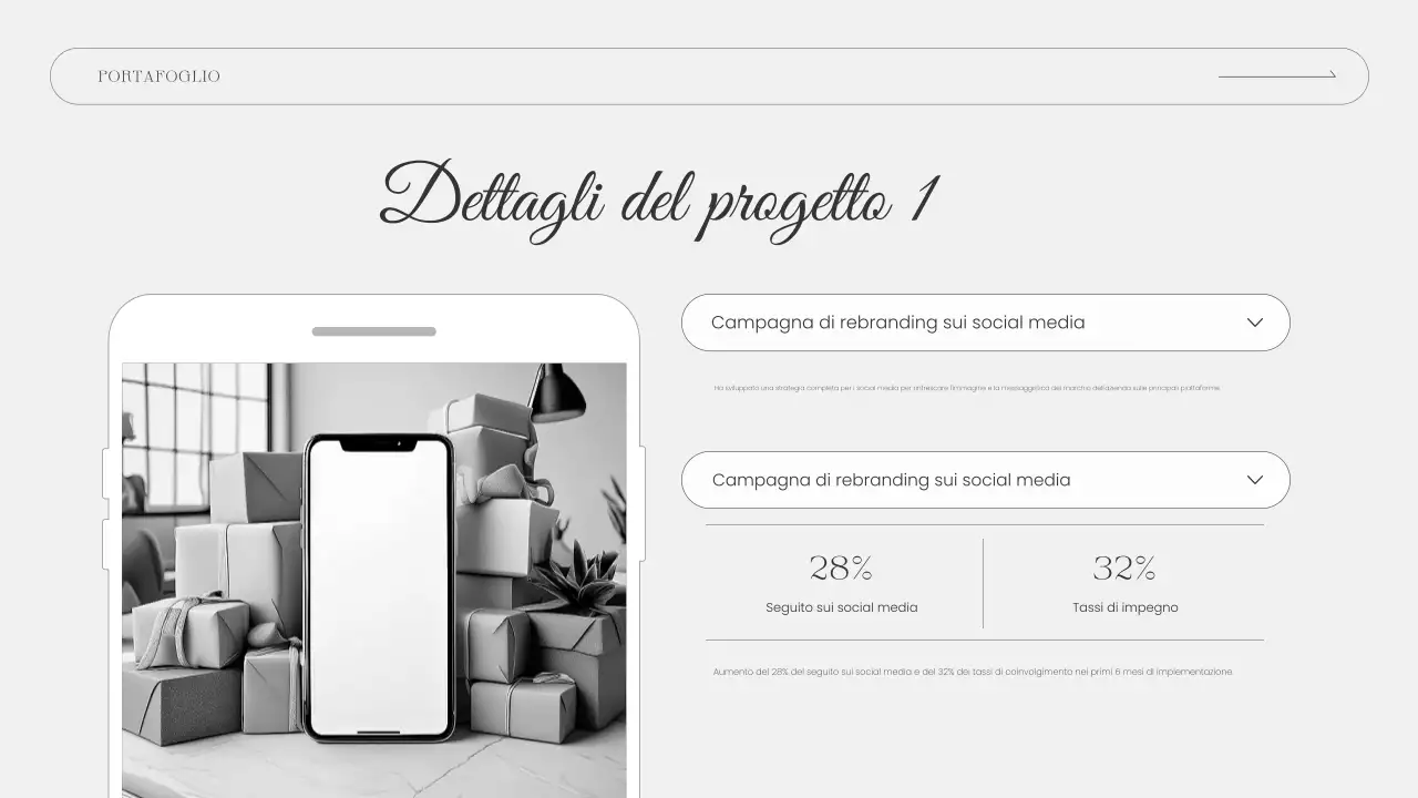 curriculum portfolio blu elegante