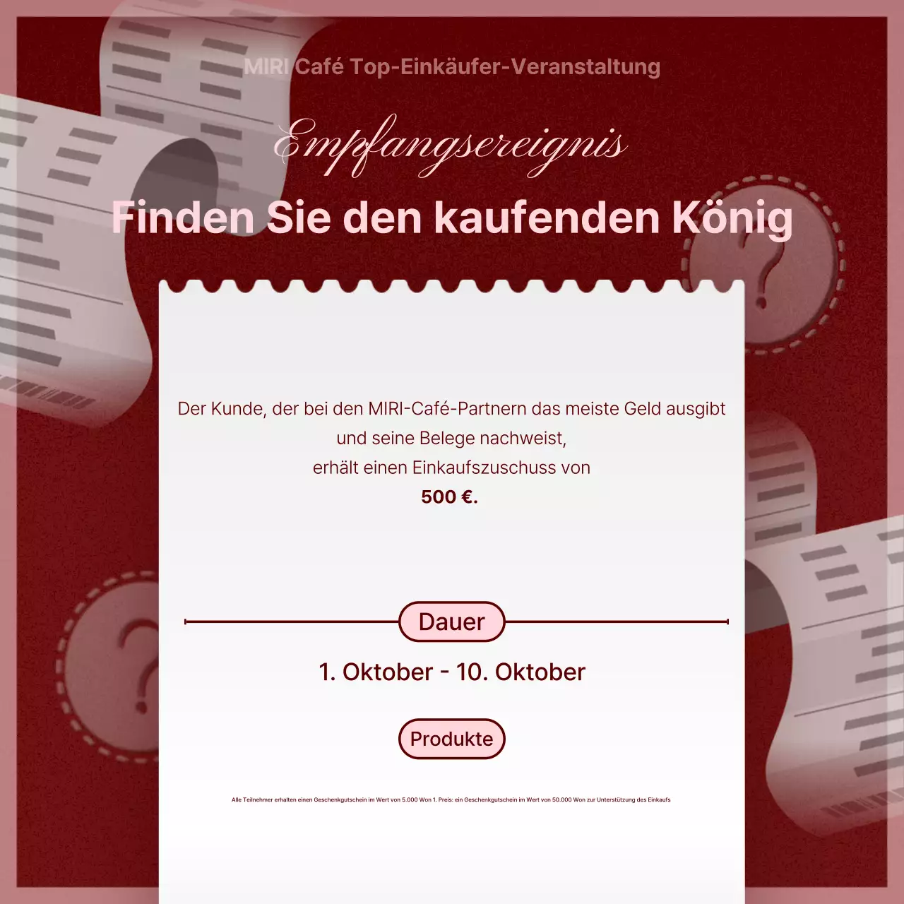 Eine Übersicht über herbstliche Werbeaktionen in Burgunder- und Rosatönen