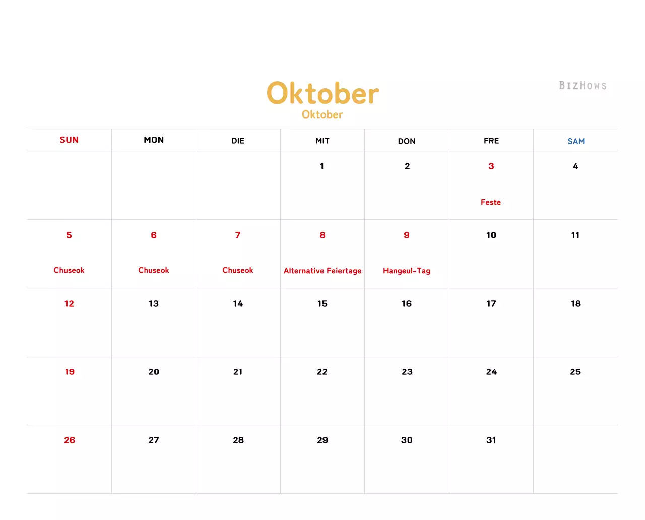 Neujahrskalender mit warmen Illustrationen