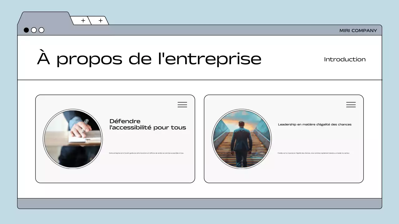 lignes directrices pour les employés de blue modern