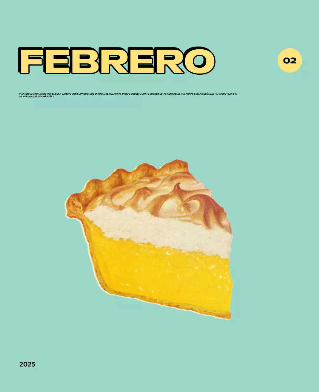 Coloridos calendarios con diversas ilustraciones retro