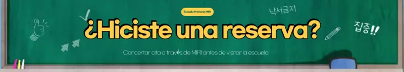 Bonitos anuncios verdes de citas para visitas escolares