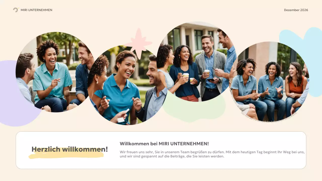 beige modern onboarding guide