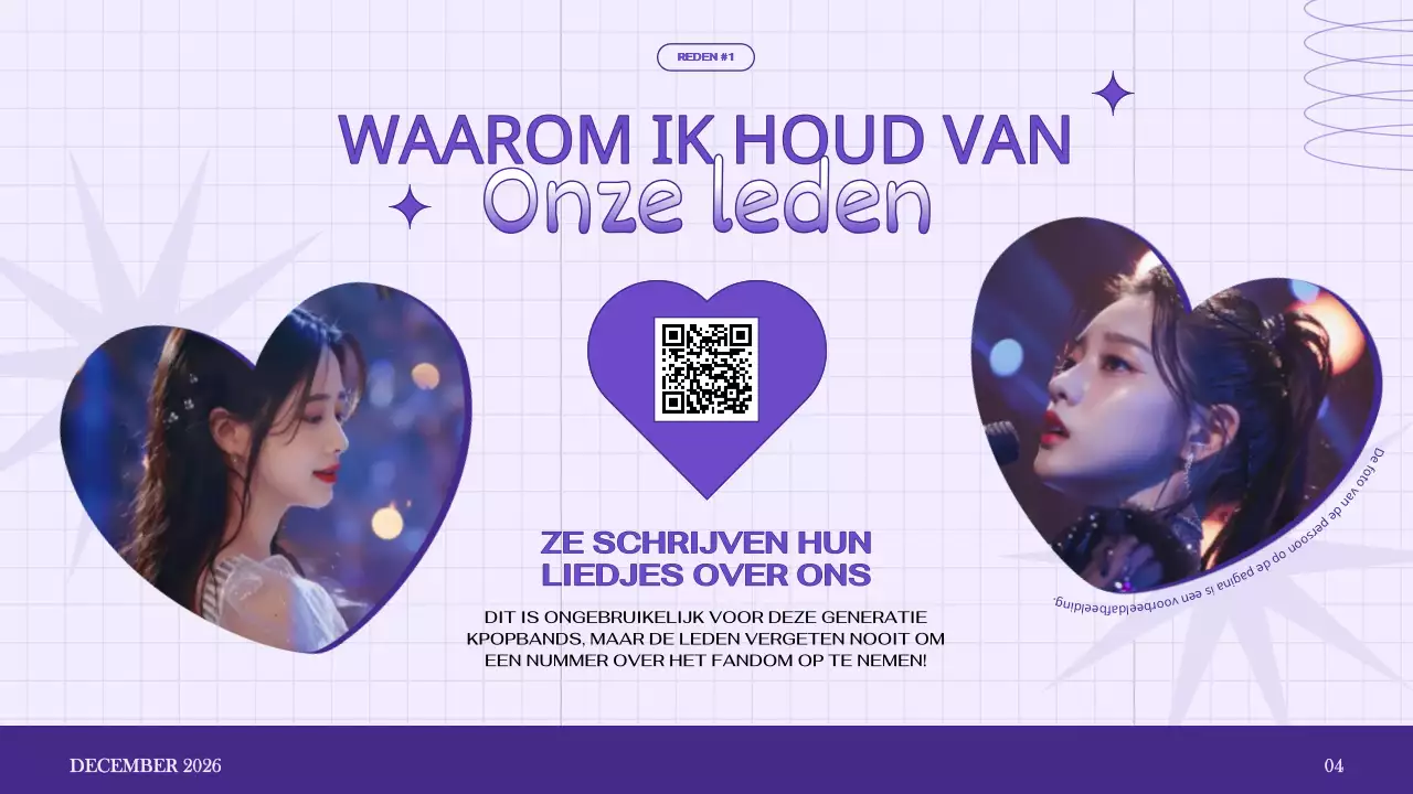 paars elegante promotie advertentie