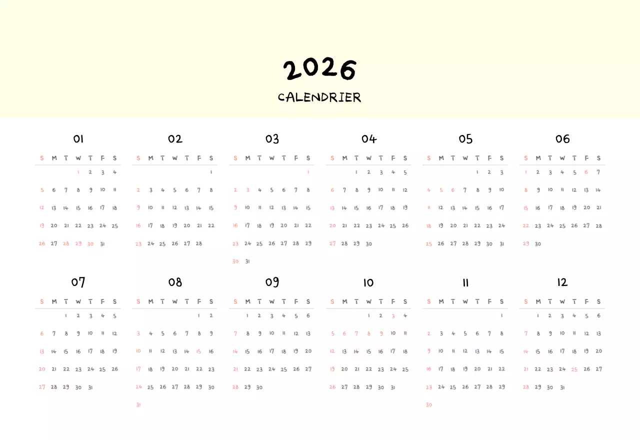 Calendrier journalier en ivoire