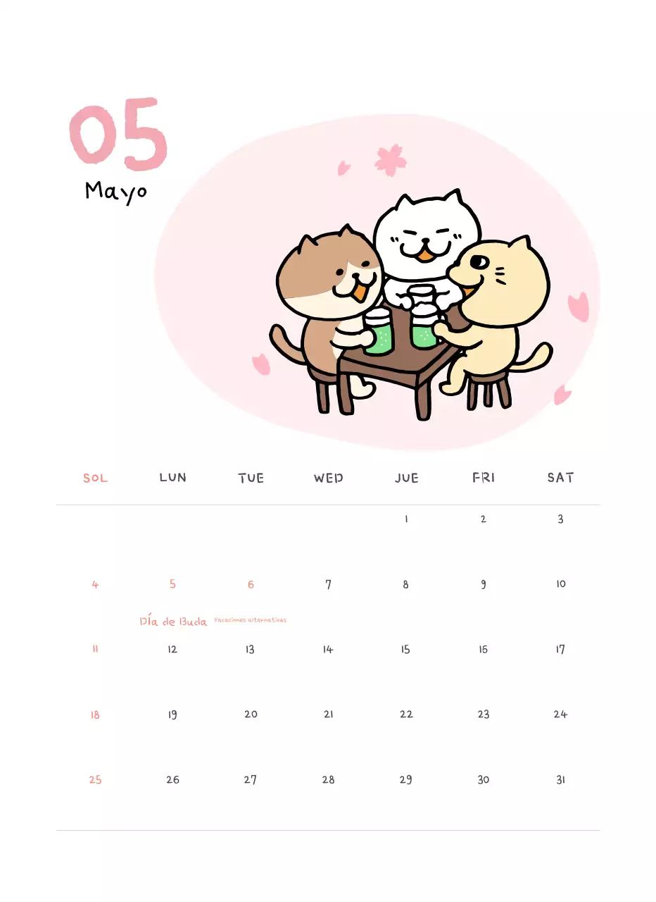 Sobre el calendario de adviento beige